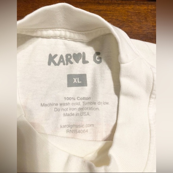 Karol G Mañana Será Bonito Official Concert Merch Tee XL - Picture 3 of 6